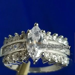 SPECTACULAR Man-Made Diamond Ring